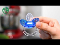 Cài đặt nhanh Kháng màu vàng LSR Food Lớp 40 Shore A Núm vú cho bé